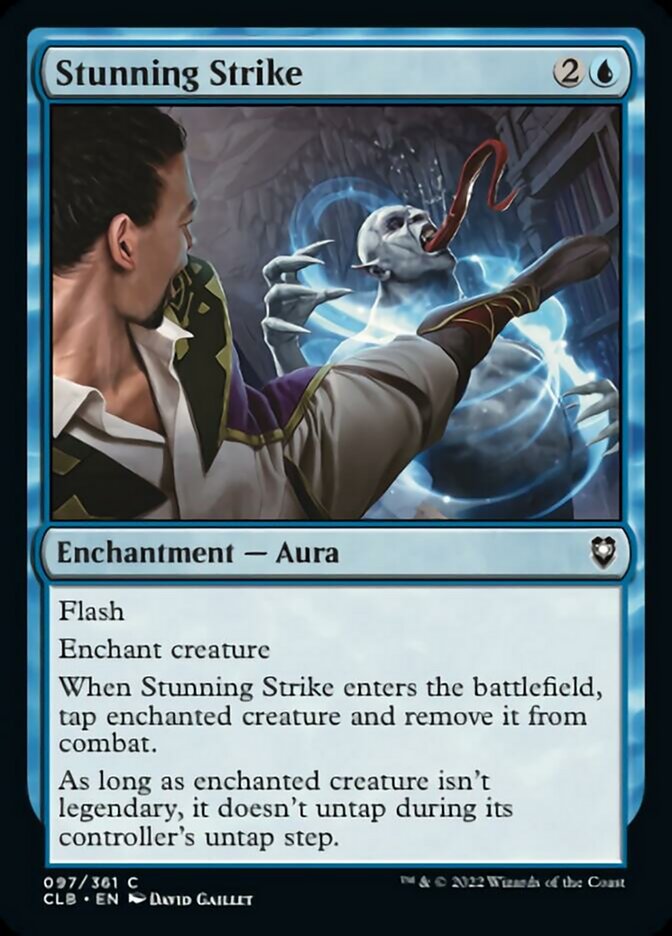 Magic | Stunning Strike [Commander Legends: Battle for Baldur's Gate] | The Nerd Merchant