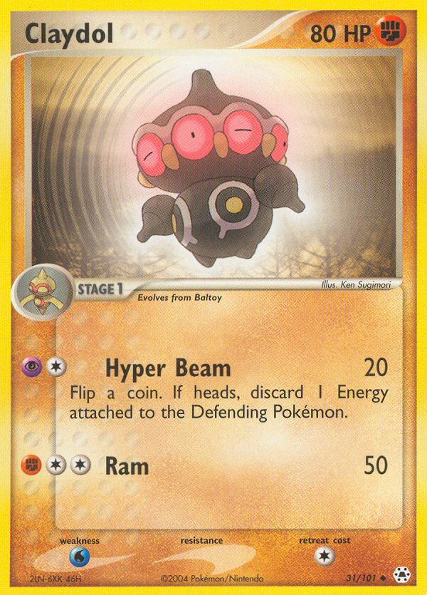 Pokemon | Claydol (31/101) [EX: Hidden Legends] | The Nerd Merchant