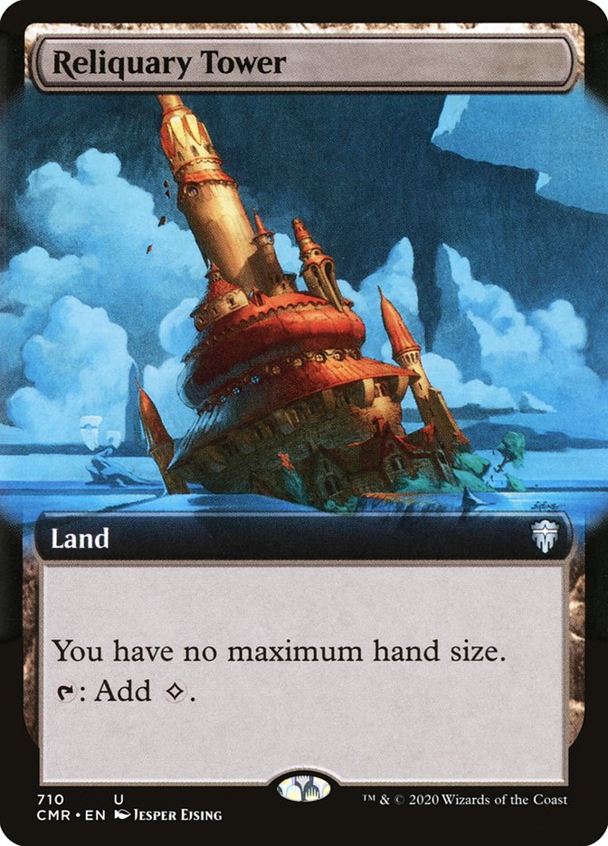 Magic | Reliquary Tower (Extended Art) [Commander Legends] | The Nerd Merchant