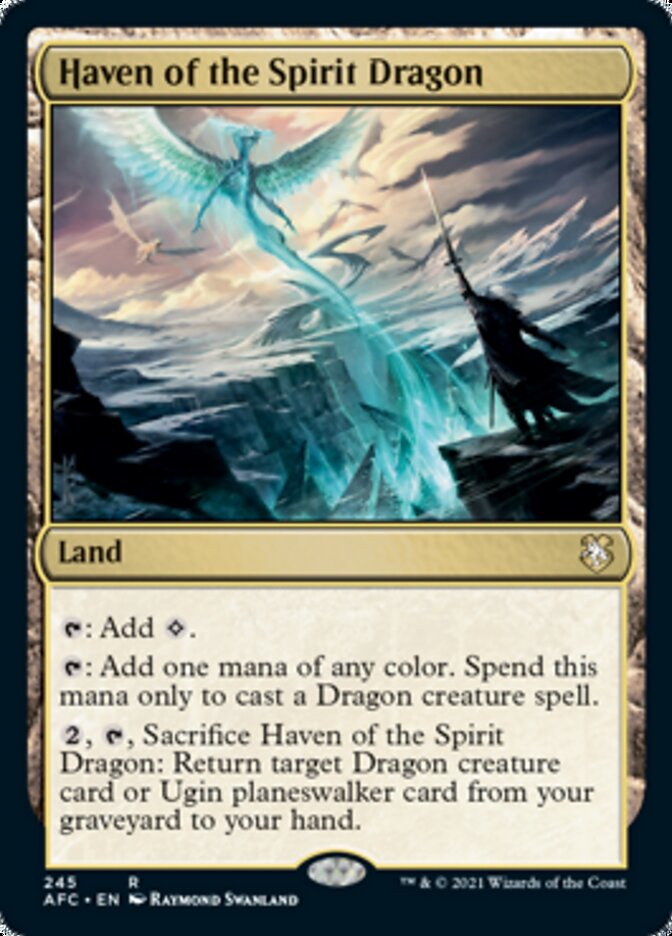 Magic | Haven of the Spirit Dragon [Dungeons & Dragons: Adventures in the Forgotten Realms Commander] | The Nerd Merchant