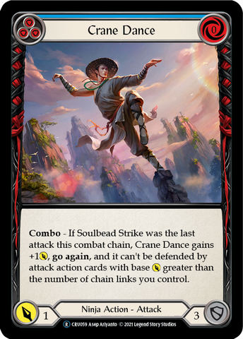 Flesh and Blood TCG | Crane Dance (Blue) [U-CRU059] (Crucible of War Unlimited)  Unlimited Normal | The Nerd Merchant