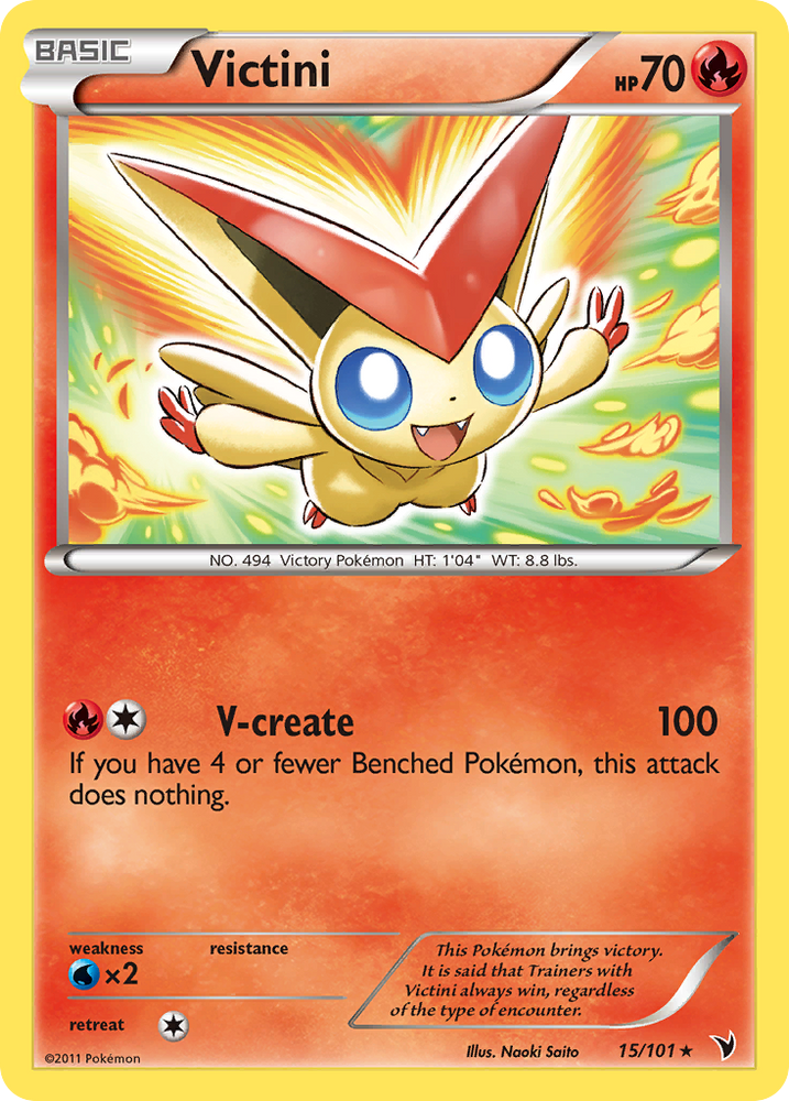 Pokemon | Victini (15/101) [Black & White: Noble Victories] | The Nerd Merchant