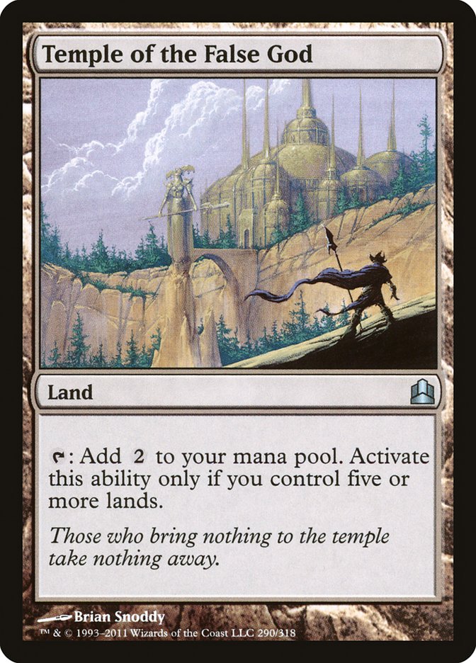 Magic | Temple of the False God [Commander 2011] | The Nerd Merchant