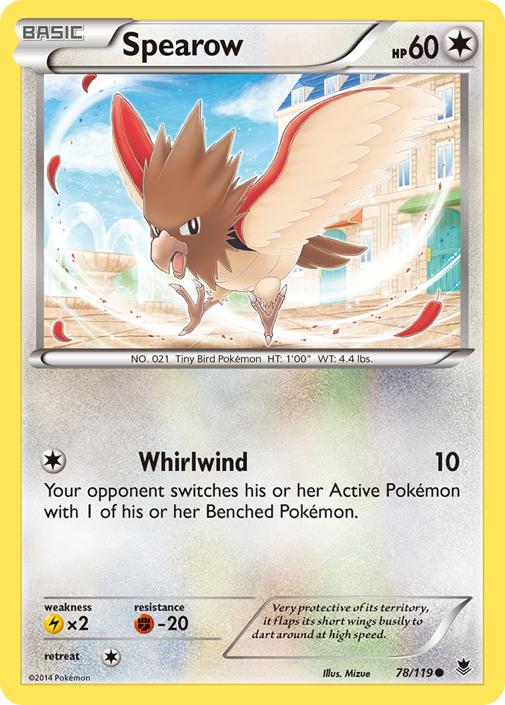 Pokemon | Spearow (78/119) [XY: Phantom Forces] | The Nerd Merchant