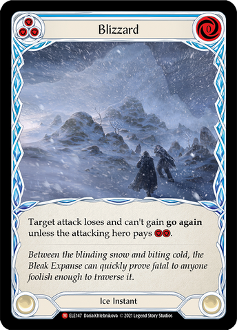 Flesh and Blood TCG | Blizzard [ELE147] (Tales of Aria)  1st Edition Normal | The Nerd Merchant
