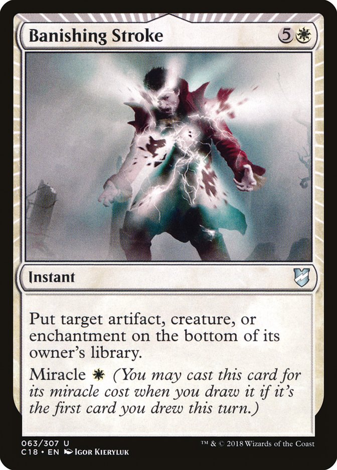 Magic | Banishing Stroke [Commander 2018] | The Nerd Merchant