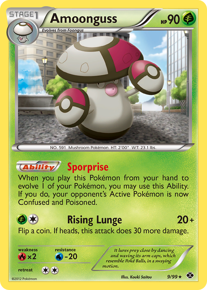 Pokemon | Amoonguss (9/99) [Black & White: Next Destinies] | The Nerd Merchant