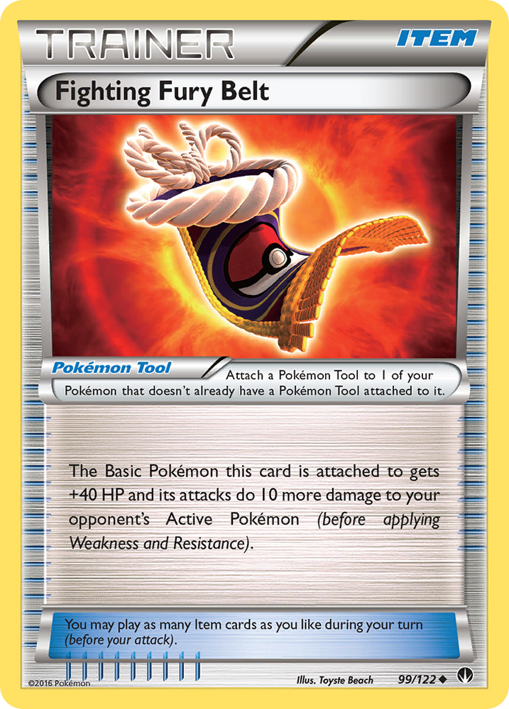 Pokemon | Fighting Fury Belt (99/122) [XY: BREAKpoint] | The Nerd Merchant