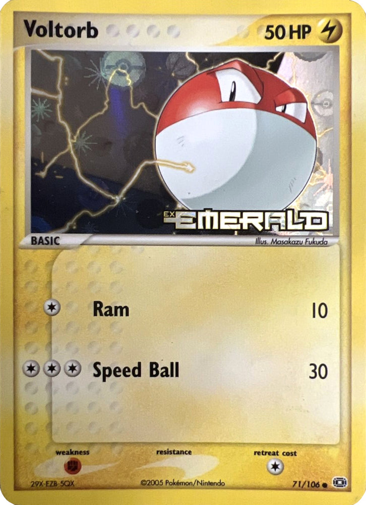 Pokemon | Voltorb (71/106) (Stamped) [EX: Emerald] | The Nerd Merchant