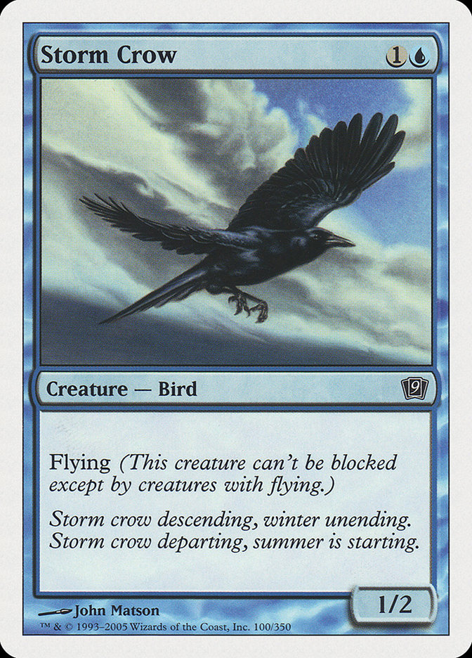 Magic | Storm Crow [Ninth Edition] | The Nerd Merchant