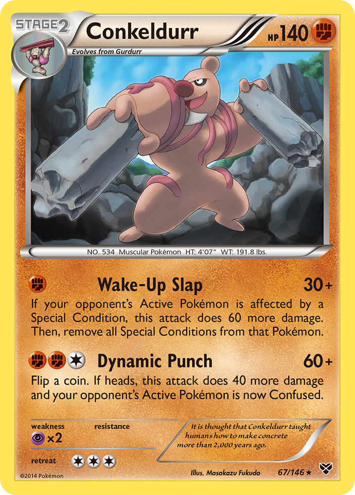 Pokemon | Conkeldurr (67/146) [XY: Base Set] | The Nerd Merchant