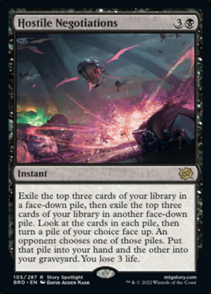 Magic | Hostile Negotiations [The Brothers' War] | The Nerd Merchant