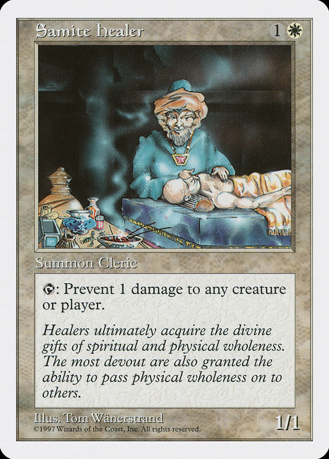 Magic | Samite Healer [Fifth Edition] | The Nerd Merchant