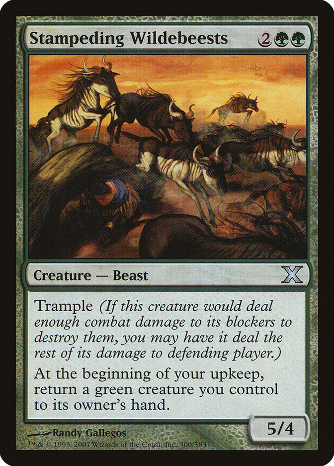 Magic | Stampeding Wildebeests [Tenth Edition] | The Nerd Merchant