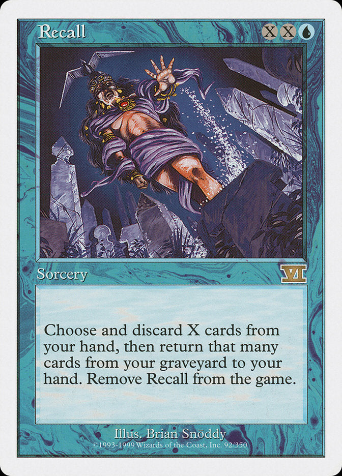 Magic | Recall [Classic Sixth Edition] | The Nerd Merchant