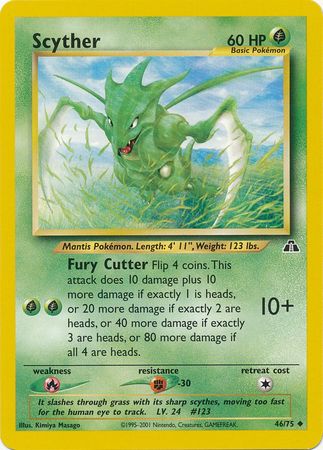 Pokemon | Scyther (46/75) [Neo Discovery Unlimited] | The Nerd Merchant