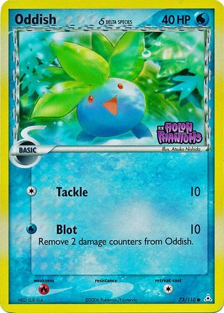 Pokemon | Oddish (73/110) (Delta Species) (Stamped) [EX: Holon Phantoms] | The Nerd Merchant