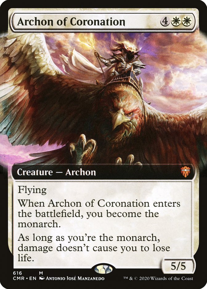 Magic | Archon of Coronation (Extended Art) [Commander Legends] | The Nerd Merchant