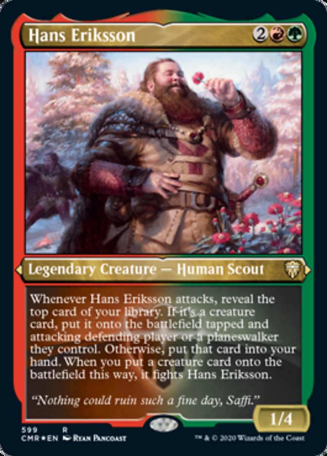 Magic | Hans Eriksson (Etched) [Commander Legends] | The Nerd Merchant