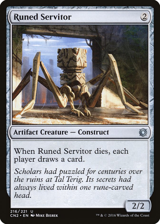 Magic | Runed Servitor [Conspiracy: Take the Crown] | The Nerd Merchant