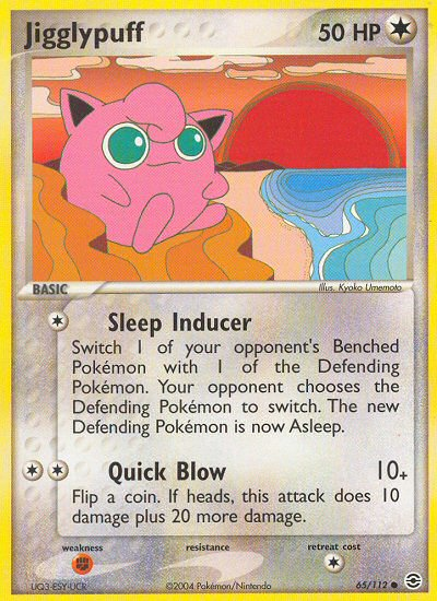 Pokemon | Jigglypuff (65/112) [EX: FireRed & LeafGreen] | The Nerd Merchant
