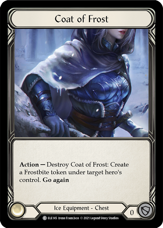 Flesh and Blood TCG | Coat of Frost [ELE145] (Tales of Aria)  1st Edition Cold Foil | The Nerd Merchant