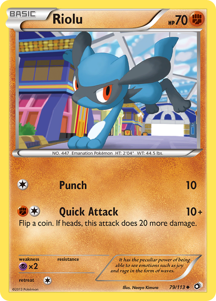 Pokemon | Riolu (79/113) [Black & White: Legendary Treasures] | The Nerd Merchant