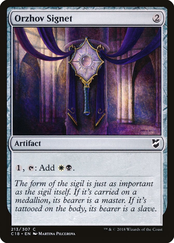 Magic | Orzhov Signet [Commander 2018] | The Nerd Merchant
