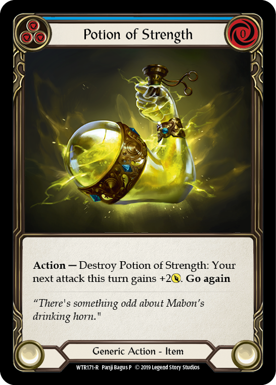 Flesh and Blood TCG | Potion of Strength [WTR171-R] (Welcome to Rathe)  Alpha Print Normal | The Nerd Merchant