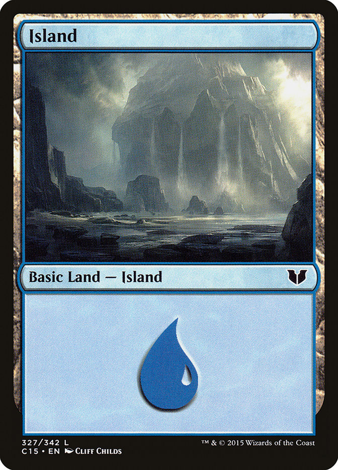 Magic | Island (327) [Commander 2015] | The Nerd Merchant
