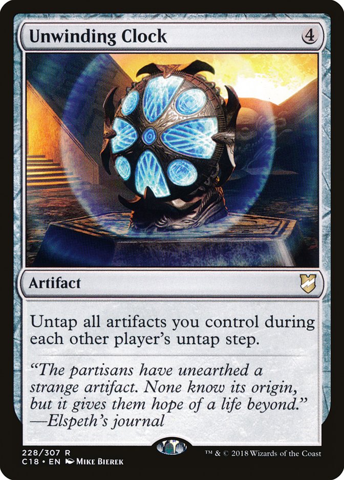 Magic | Unwinding Clock [Commander 2018] | The Nerd Merchant