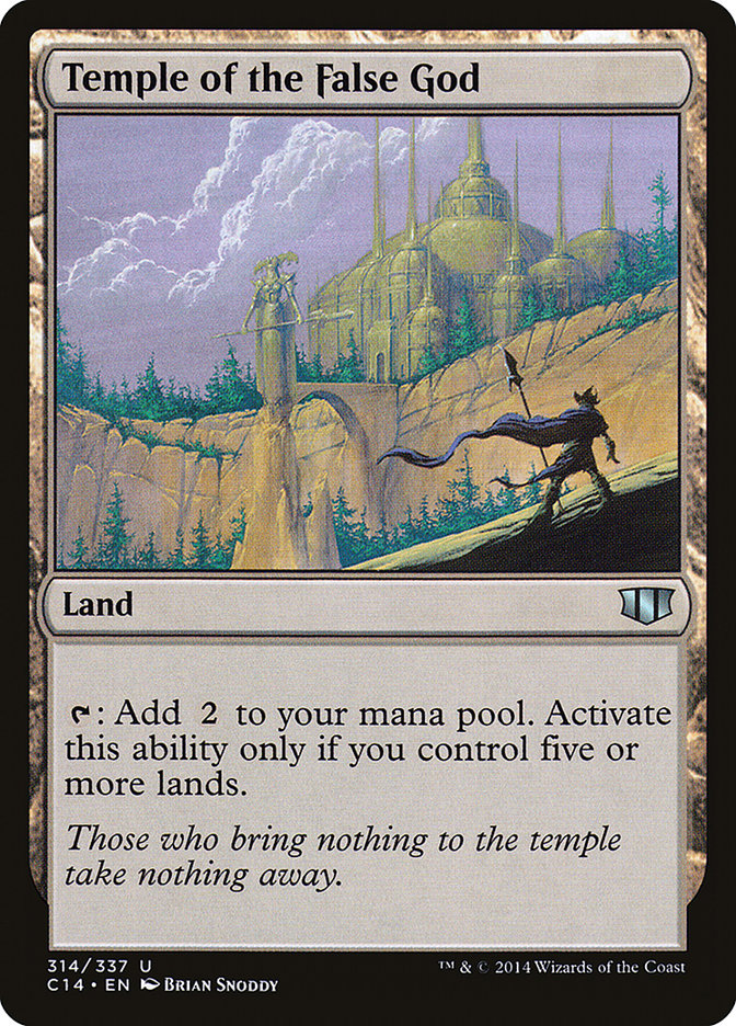 Magic | Temple of the False God [Commander 2014] | The Nerd Merchant