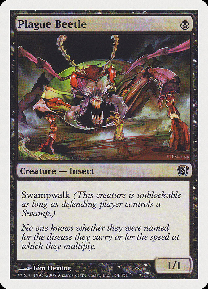 Magic | Plague Beetle [Ninth Edition] | The Nerd Merchant