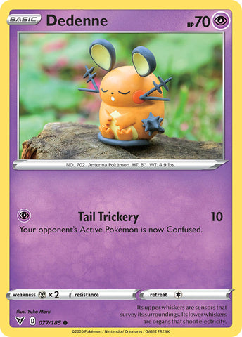 Pokemon | Dedenne (077/185) [Sword & Shield: Vivid Voltage] | The Nerd Merchant