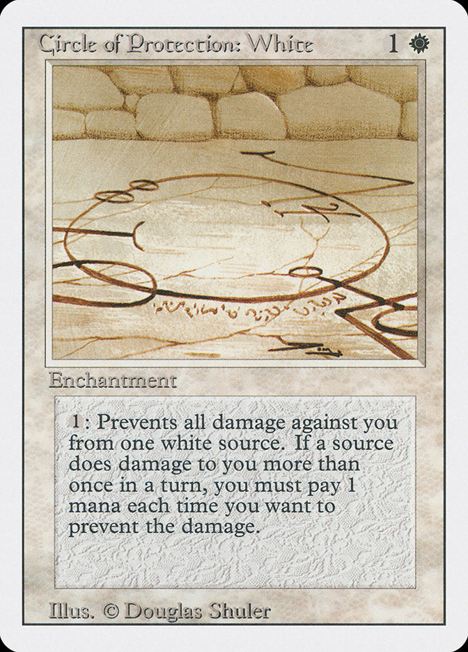 Magic | Circle of Protection: White [Revised Edition] | The Nerd Merchant