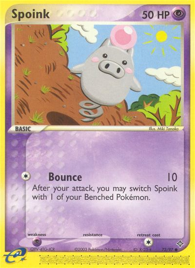 Pokemon | Spoink (73/97) [EX: Dragon] | The Nerd Merchant