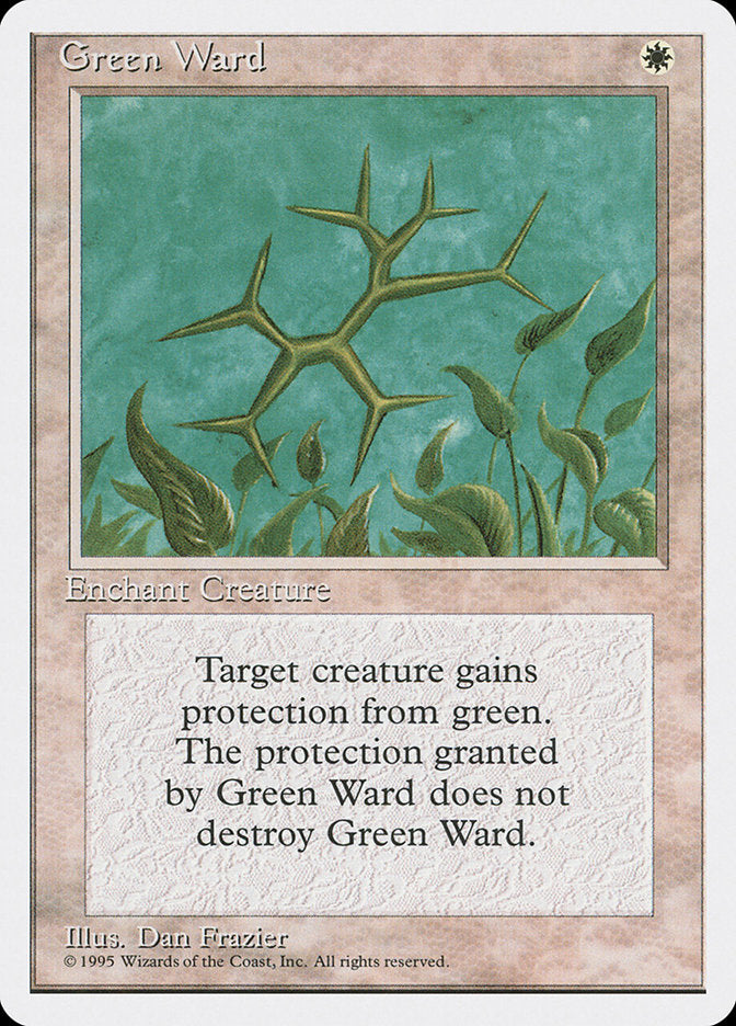 Magic | Green Ward [Fourth Edition] | The Nerd Merchant