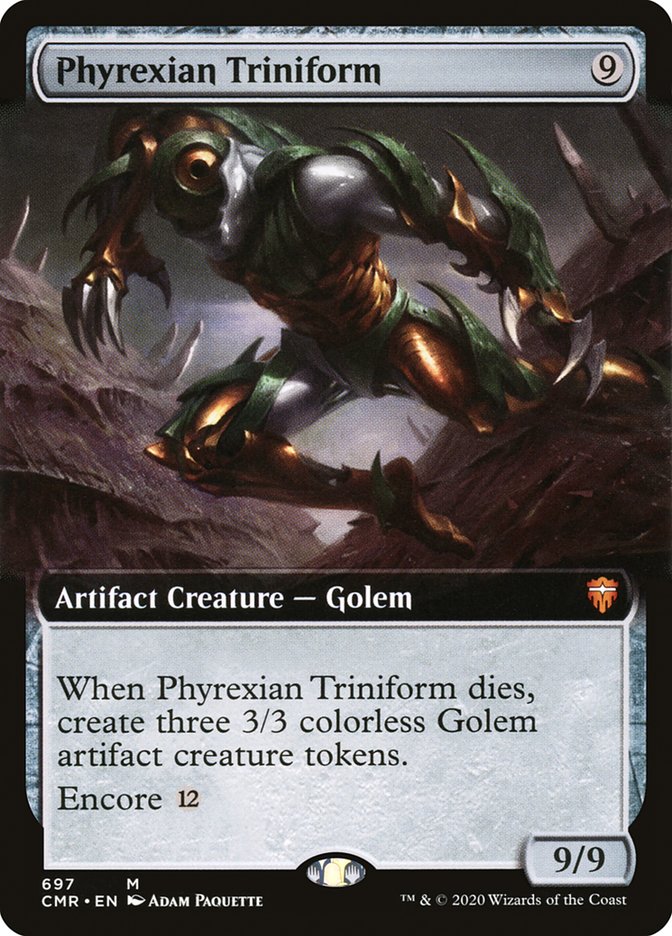 Magic | Phyrexian Triniform (Extended Art) [Commander Legends] | The Nerd Merchant