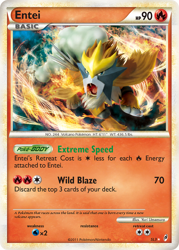 Pokemon | Entei (SL3) [HeartGold & SoulSilver: Call of Legends] | The Nerd Merchant