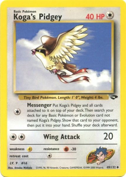 Pokemon | Koga's Pidgey (49/132) [Gym Challenge Unlimited] | The Nerd Merchant