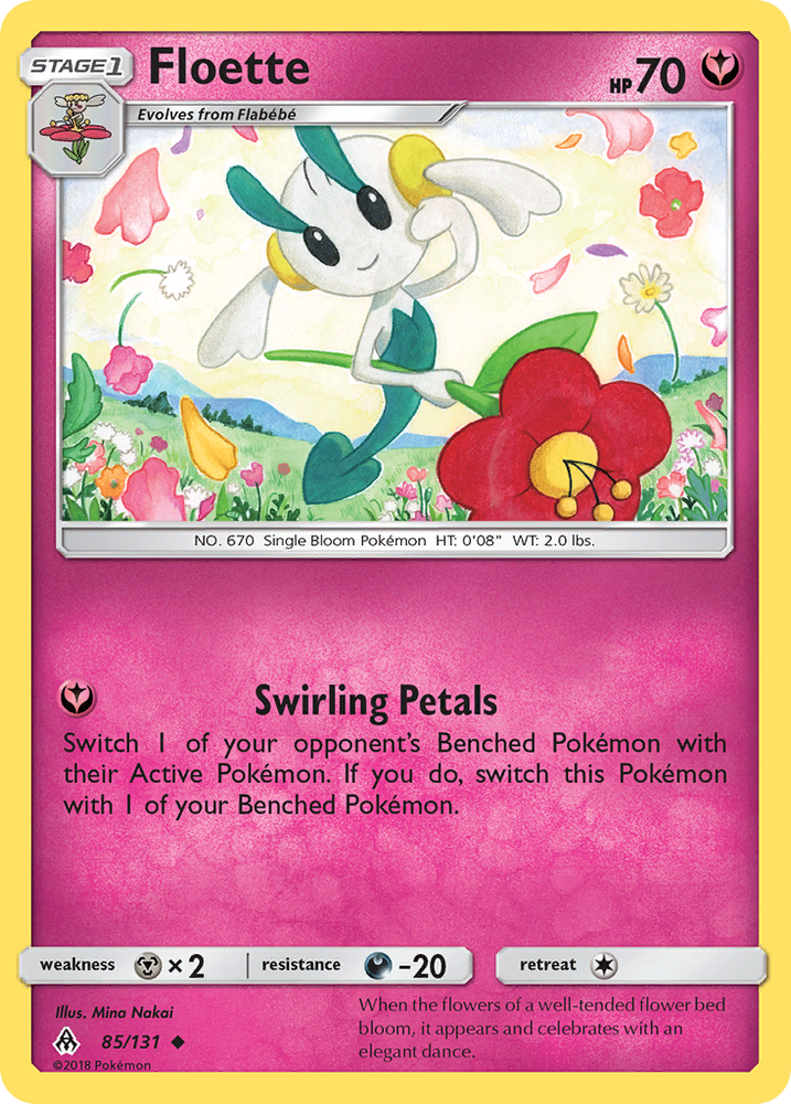 Pokemon | Floette (85/131) [Sun & Moon: Forbidden Light] | The Nerd Merchant