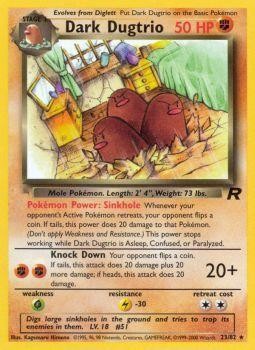 Pokemon | Dark Dugtrio (23/82) [Team Rocket Unlimited] | The Nerd Merchant