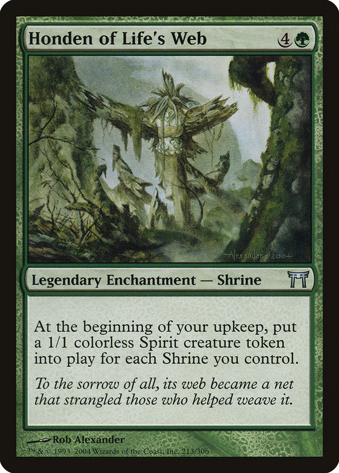 Magic | Honden of Life's Web [Champions of Kamigawa] | The Nerd Merchant