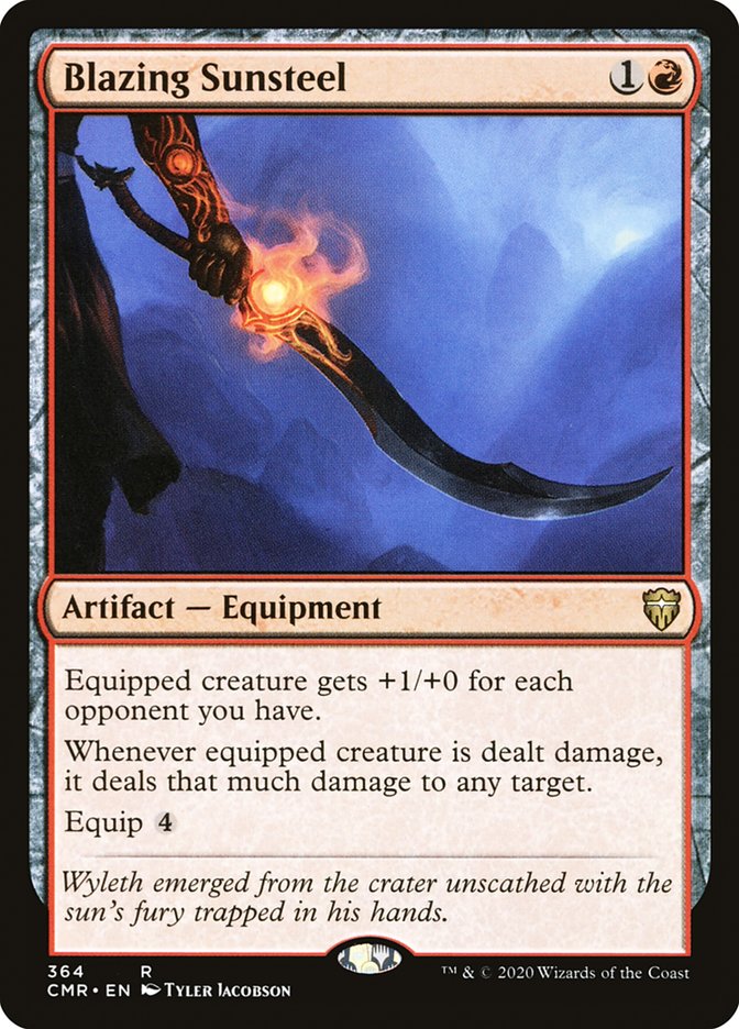 Magic | Blazing Sunsteel [Commander Legends] | The Nerd Merchant