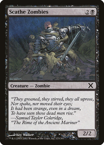 Magic | Scathe Zombies [Tenth Edition] | The Nerd Merchant