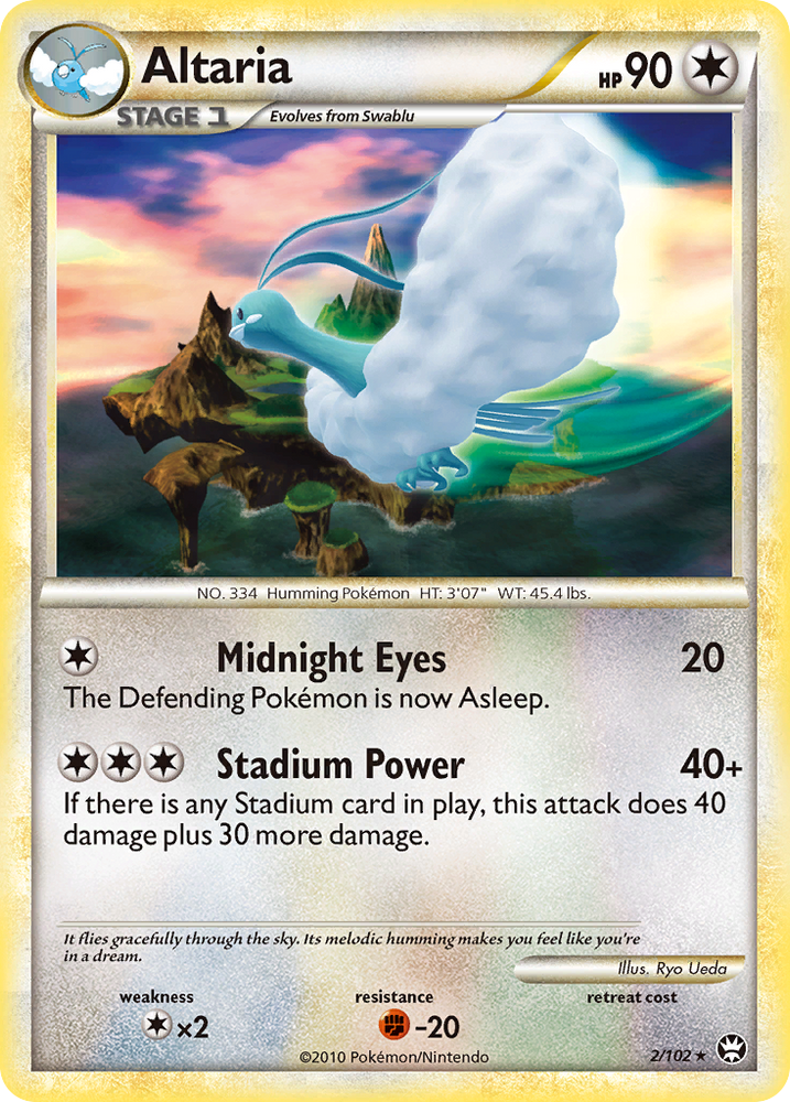 Pokemon | Altaria (2/102) [HeartGold & SoulSilver: Triumphant] | The Nerd Merchant