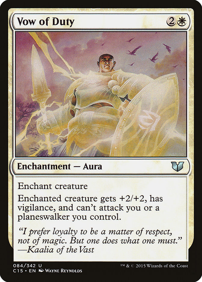 Magic | Vow of Duty [Commander 2015] | The Nerd Merchant
