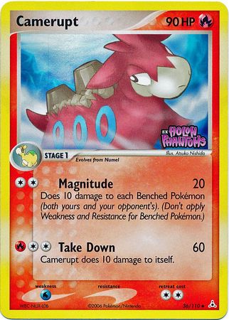 Pokemon | Camerupt (36/110) (Stamped) [EX: Holon Phantoms] | The Nerd Merchant