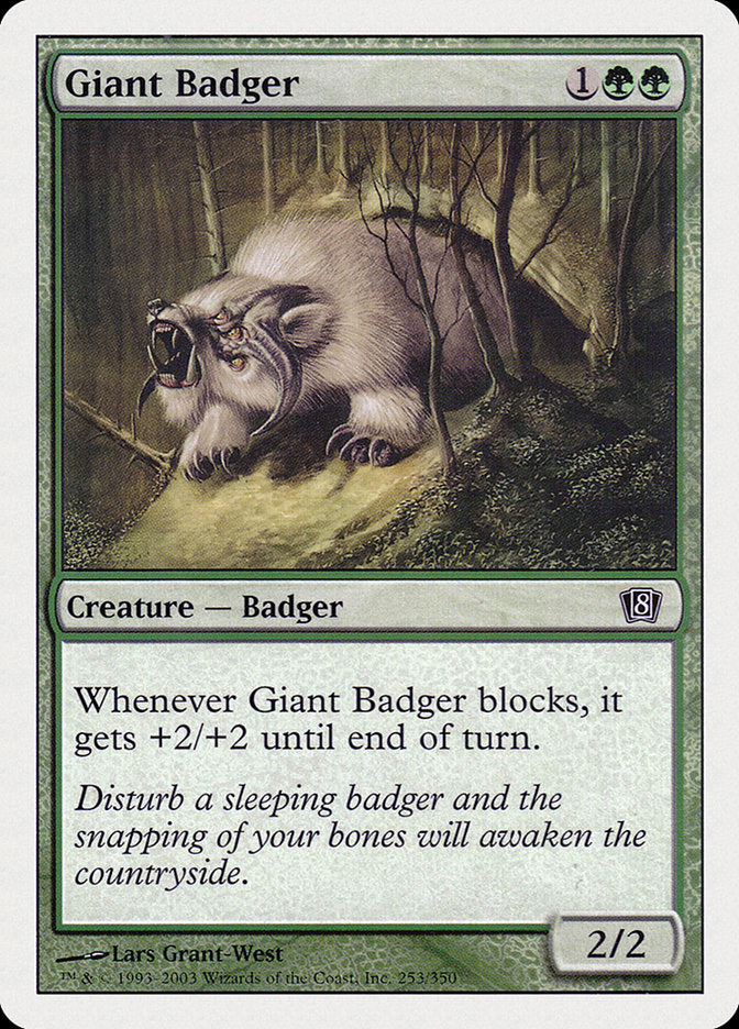 Magic | Giant Badger [Eighth Edition] | The Nerd Merchant