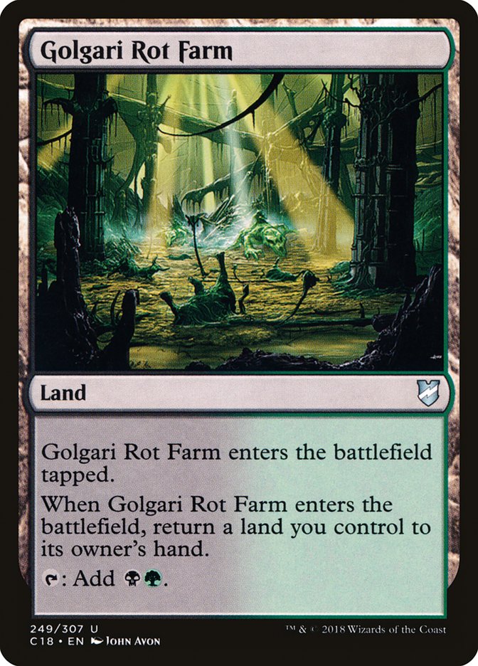 Magic | Golgari Rot Farm [Commander 2018] | The Nerd Merchant